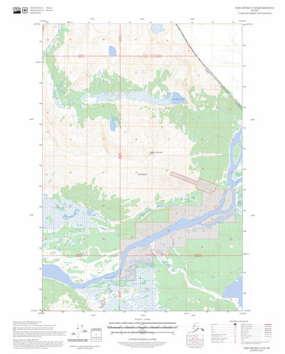 Taku River C-6 SE, AK-BC FSTopo Preview 1