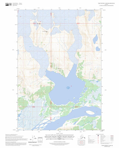 Taku River C-6 SW, AK FSTopo Preview 1