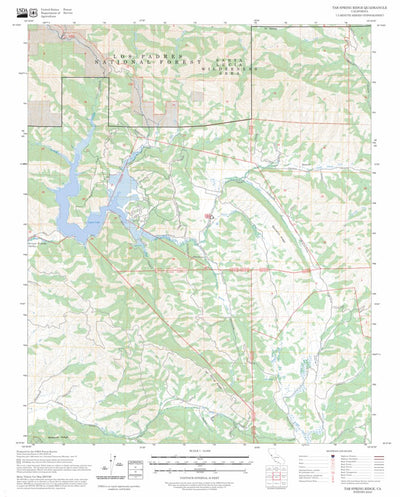 Tar Spring Ridge, CA FSTopo Preview 1