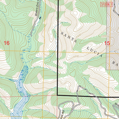 Tar Spring Ridge, CA FSTopo Preview 3