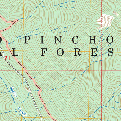Tatoosh Lakes, WA FSTopo Preview 2