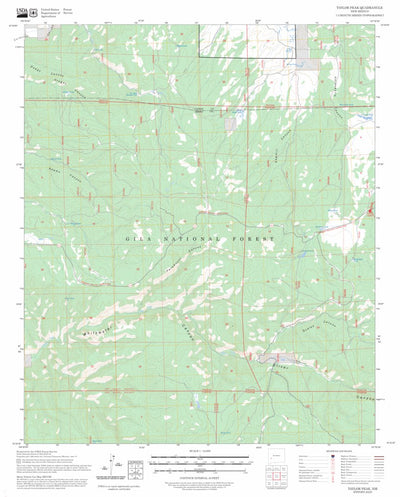 Taylor Peak, NM FSTopo Preview 1