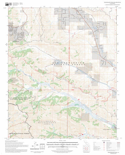 Telegraph Peak, CA FSTopo Preview 1