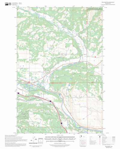 Teanaway, WA FSTopo Preview 1