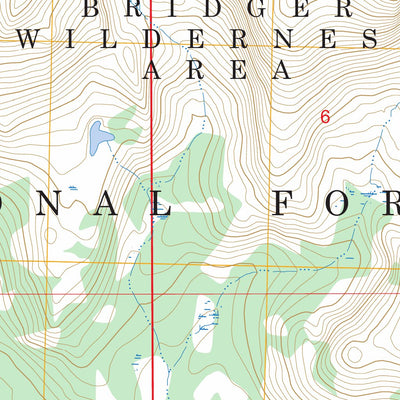 Temple Peak, WY FSTopo Preview 2