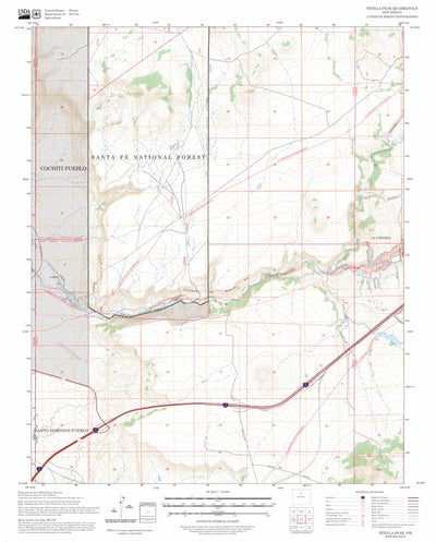 Tetilla Peak, NM FSTopo Preview 1