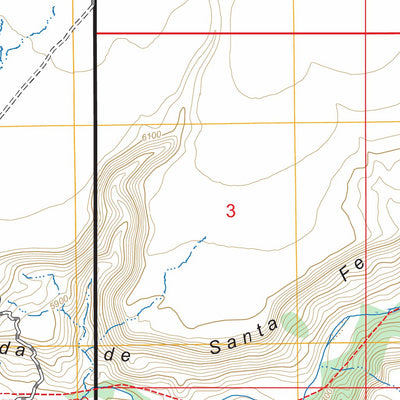 Tetilla Peak, NM FSTopo Preview 2