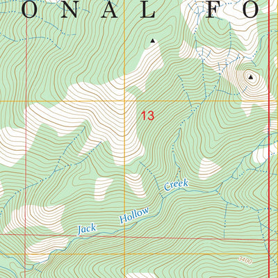 Thatcher Ridge, CA FSTopo Preview 3