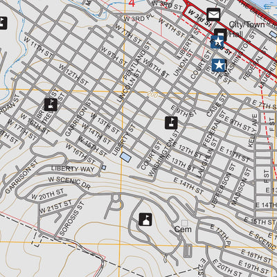 The Dalles South, OR-WA FSTopo Preview 3