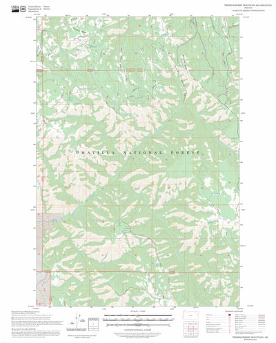 Thimbleberry Mountain, OR FSTopo Preview 1