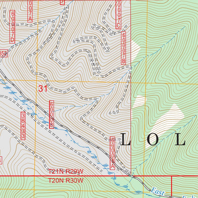 Thompson Falls, MT FSTopo Preview 3