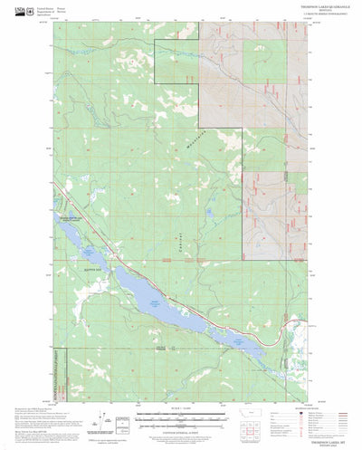 Thompson Lakes, MT FSTopo Preview 1