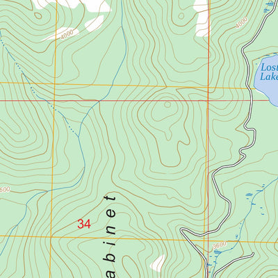 Thompson Lakes, MT FSTopo Preview 2