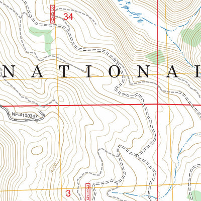 Thrapp Mountain, WA FSTopo Preview 2