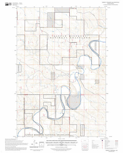 Three V Crossing, ND FSTopo Preview 1