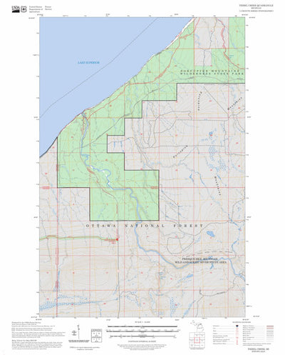 Tiebel Creek, MI FSTopo Preview 1
