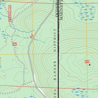 Thunder Mountain, WI FSTopo Preview 2