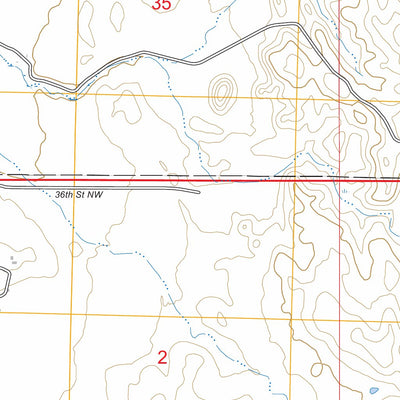 Timber Prong Creek, ND FSTopo Preview 2