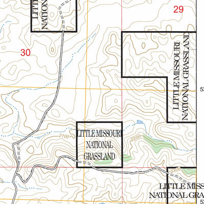 Timber Prong Creek, ND FSTopo Preview 3