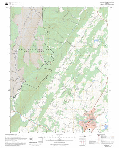 Timberville, VA FSTopo Preview 1