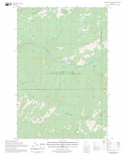 Toboggan Ridge, ID FSTopo Preview 1