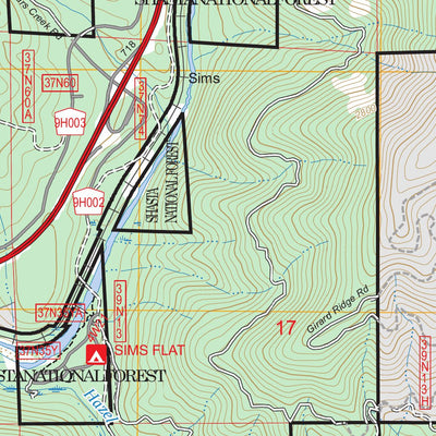 Tombstone Mountain, CA FSTopo Preview 3