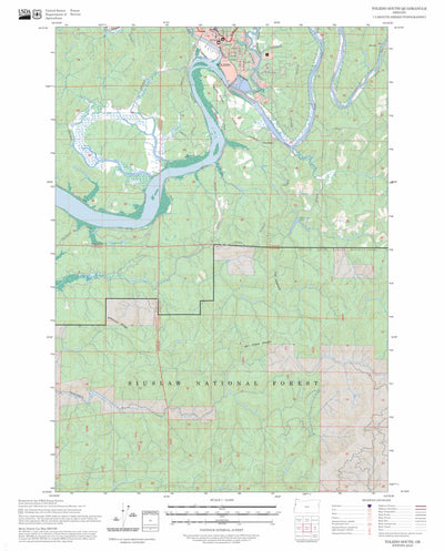 Toledo South, OR FSTopo Preview 1