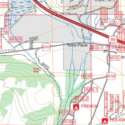 Toms Place, CA FSTopo Preview 2