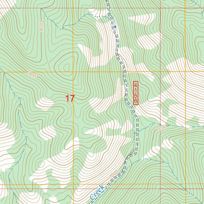Toms Canyon, NV FSTopo Preview 3