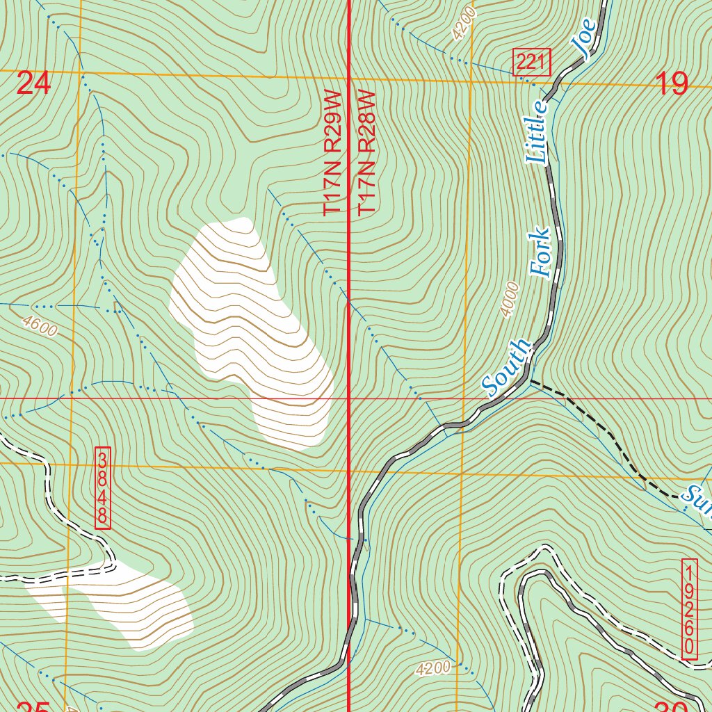 Torino Peak, MT-ID FSTopo Map by US Forest Service - Topo | Avenza Maps