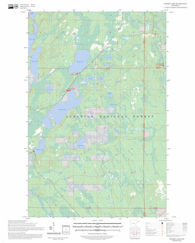 Toohey Lake, MN FSTopo Preview 1