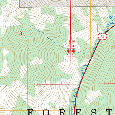 Tony Grove Creek, UT-ID FSTopo Preview 3