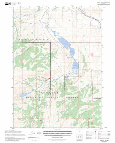 Torrey Lake, WY FSTopo Preview 1