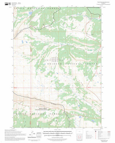 Tosi Peak, WY FSTopo Preview 1