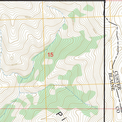 Trail Creek, ID FSTopo Preview 3