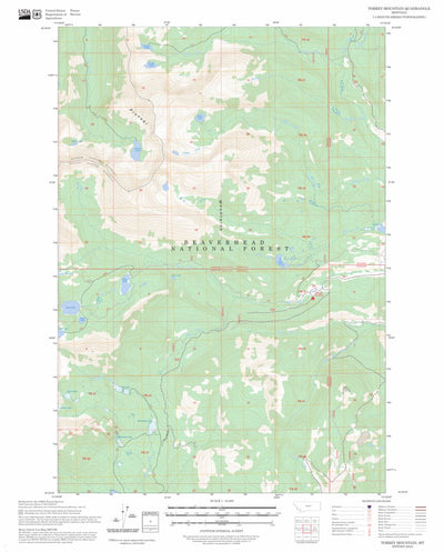 Torrey Mountain, MT FSTopo Preview 1