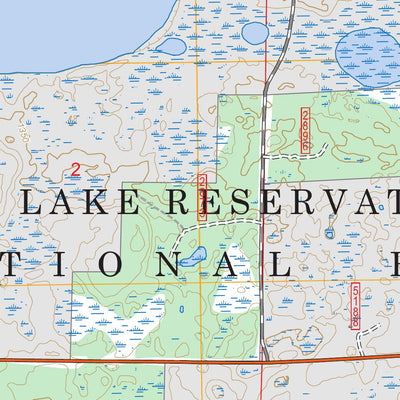 Town Line Lake, MN FSTopo Preview 2