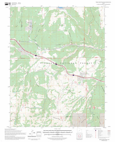 Trail Mountain, UT FSTopo Preview 1
