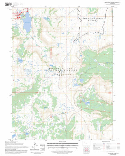Trappers Lake, CO FSTopo Preview 1
