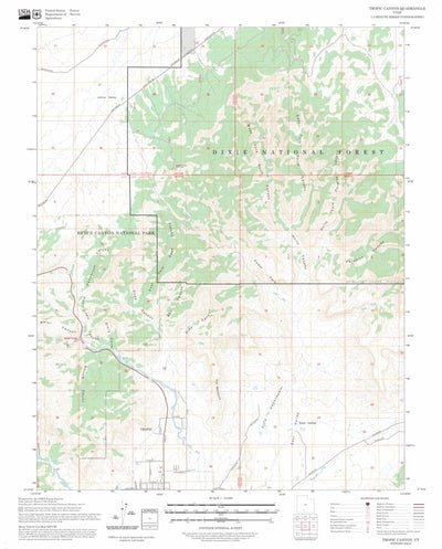 Tropic Canyon, UT FSTopo Preview 1