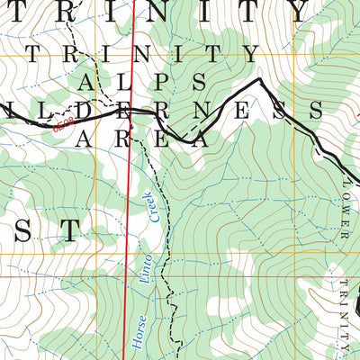 Trinity Mountain, CA FSTopo Preview 2