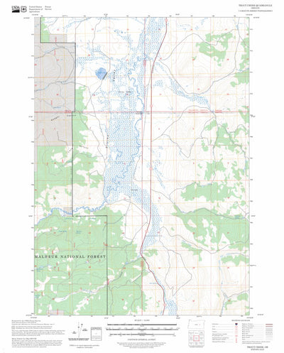 Trout Creek, OR FSTopo Preview 1