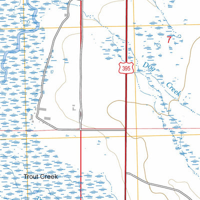 Trout Creek, OR FSTopo Preview 2