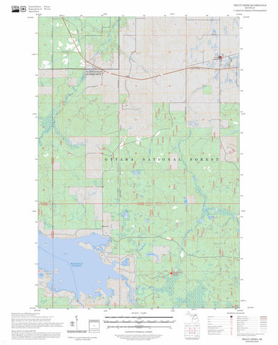 Trout Creek, MI FSTopo Preview 1