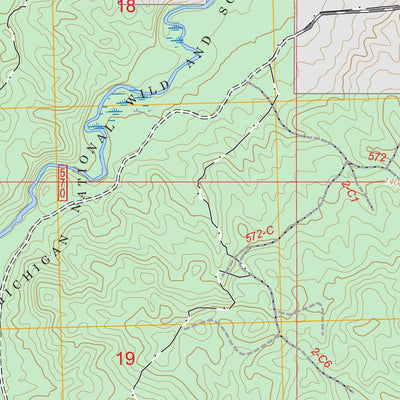 Trout Creek, MI FSTopo Preview 3