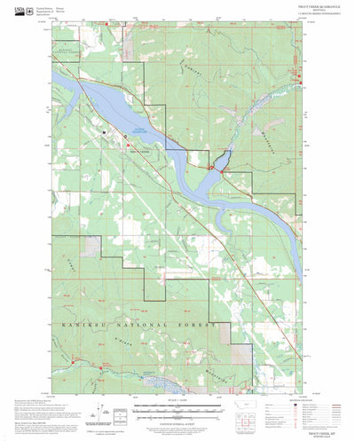 Trout Creek, MT FSTopo Preview 1