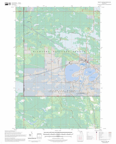 Trout Lake, MI FSTopo Preview 1