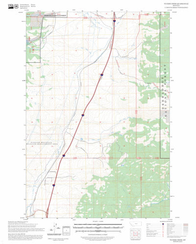 Tucker Creek, MT FSTopo Preview 1
