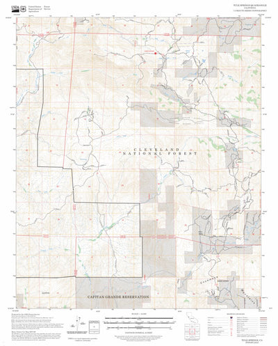 Tule Springs, CA FSTopo Preview 1