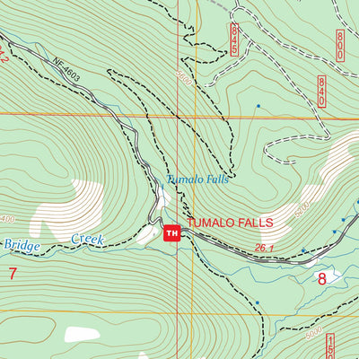 Tumalo Falls, OR FSTopo Preview 3